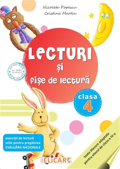 Lecturi Si Fise De Lectura Texte Literare Adaptate Pentru Elevul De