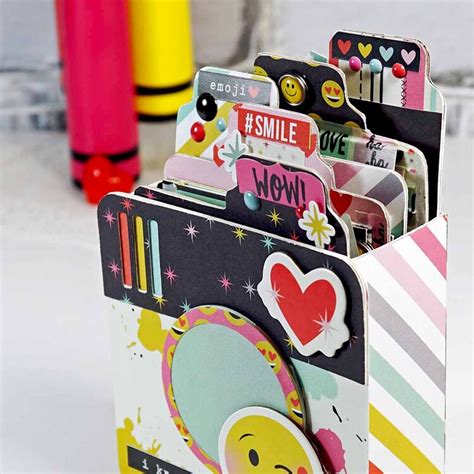 Project Ideas For Simple Stories Emoji Love Collection Enamel Dots Mw 8017