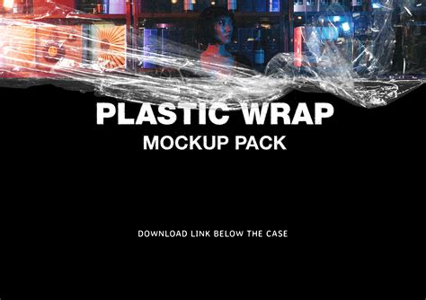 Plastic Wrap Mockup Pack And Plastic Textures Behance