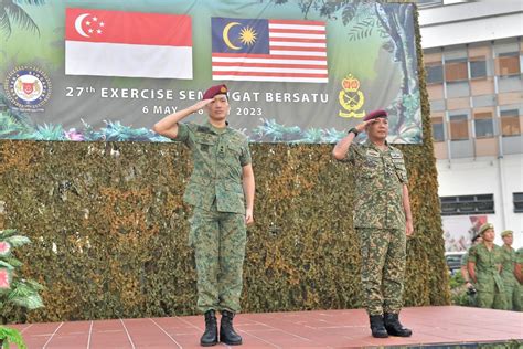 Singapore And Malaysian Armies Conclude Bilateral Exercise Semangat