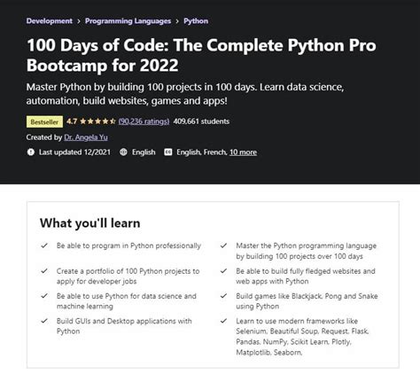 10 Best Python Courses On Udemy 2024 Edureviewer