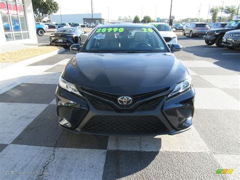 2020 Blue Streak Metallic Toyota Camry Se 143752587 Photo 2