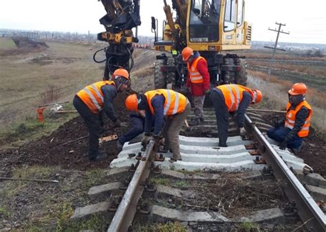 A început reabilitarea tronsonul de cale ferată Tighina Basarabeasca