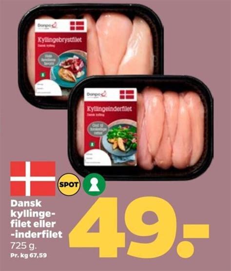 Dansk Kyllinge Filet Eller Inderfilet Tilbud Hos Netto