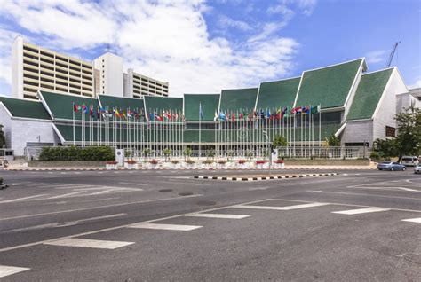 Modern Architecture United Nation Bangkok Thailand Stock Photos Free