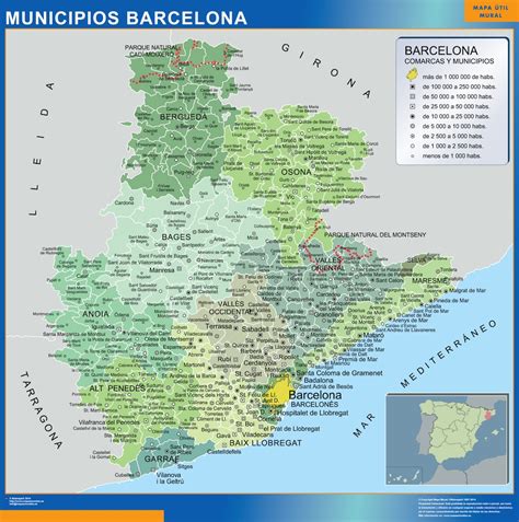 Municipios De Barcelona Mapa Mapa De Rios Porn Sex Picture The Best