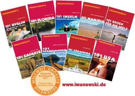 Iwanowski Serie 101 Geheimtipps erhält ITB Award 2011 für