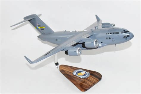 17th Airlift Squadron C 17 Model 1116th Scale Mahogany Cargo Etsy