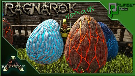 Ark Ragnarok Nomads 88 Hatching All The Wyvern Eggs That Ever Wyvern D Youtube