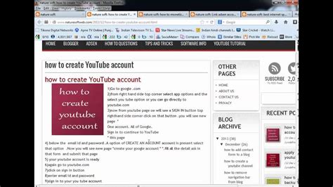 How To Create Youtube Account Youtube