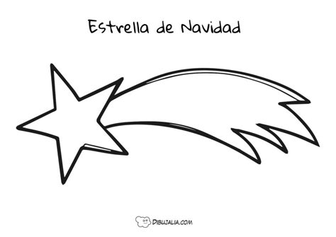 Estrella De Navidad Para Colorear Dibujo 2402 Dibujalia