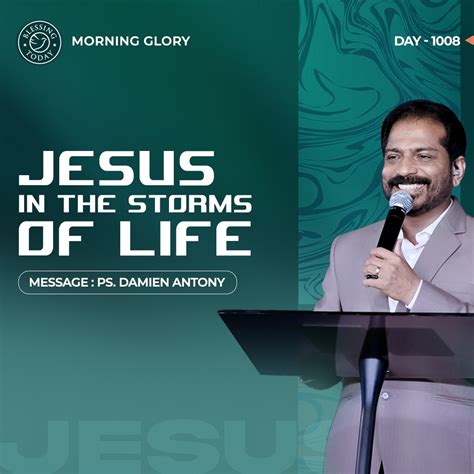 Jesus In The Storms Of Life Blessing Today