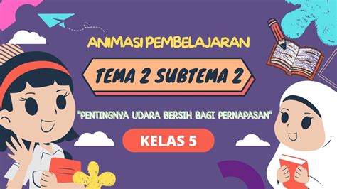 Animasi Pembelajaran Kelompok Kelas Tema Subtema Pentingnya