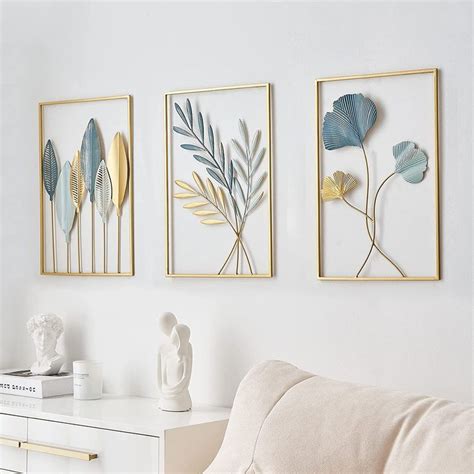 Gold Leaf Metal Wall Decor