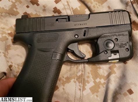 Armslist For Saletrade Glock 43x 9mm Brand New With Tlr6 And Night