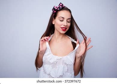 Sexy Brunette Long Hair Stock Photo Shutterstock
