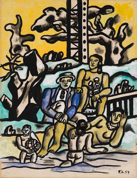 Sold Price FERNAND LÉGER Étude pour La Partie de campagne June 3