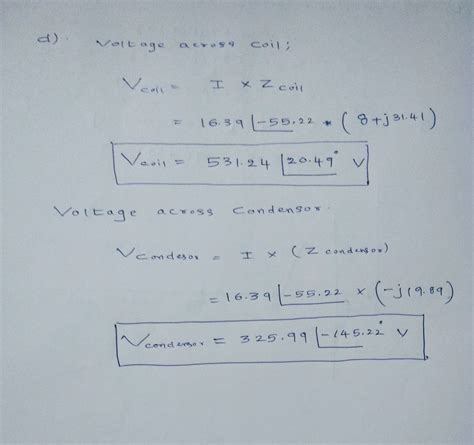 Solved A coil of resistance 8Ω and inductance 0 1H is connected in