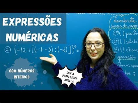 Expressões Numéricas Números Inteiros Matemática Básica ENEM e