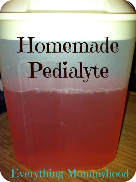 An Easy DIY Recipe For Homemade Pedialyte Everything Mommyhood