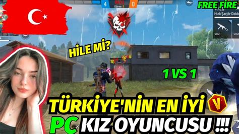 TÜRKİYE NİN EN SAĞLAM PC KIZ OYUNCUSU İLE VS ATTIM BU KIZ HİLE Mİ