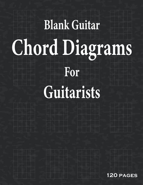 Buy Blank Guitar Chord Diagrams For Guitarists 16 Chord Boxes Per Page