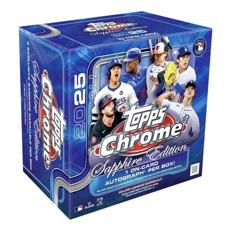 2025 Topps Chrome Sapphire Baseball Checklist, Set Details