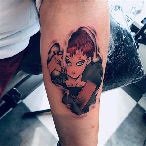 Gaara Tattoo Ideas Inspired By The Naruto Character