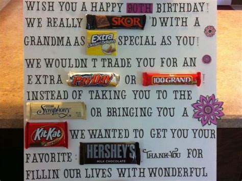 Birthday Card Using Chocolate Bars Candy Bar Poster Is Finally Done Candy Birthday Cards