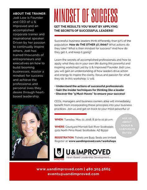 Mindset of Success - Leadership Development Courses Scottsdale, AZ