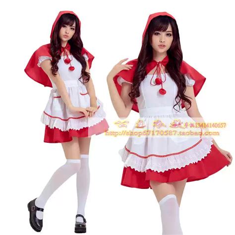 萬聖節服裝cosplay成人淑女小紅帽演出服化妝舞會ds角色扮演動漫 Taobao