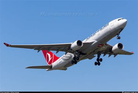 TC JIS Turkish Airlines Airbus A330 223 Photo By William Verguet ID