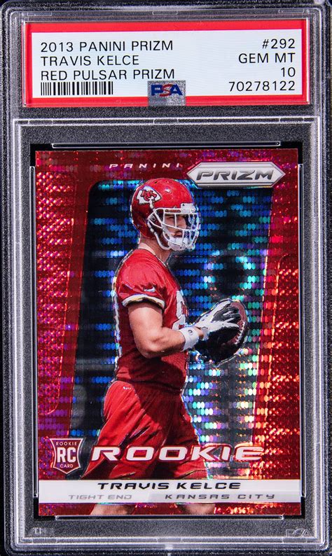 Travis Kelce Prizm Red Pulsar Price Guide Sports Card Investor