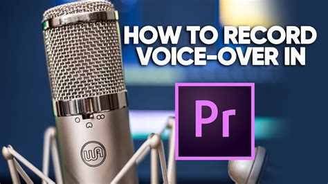 How To Record Voice Over In Adobe Premiere Youtube