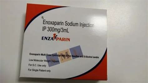 ENOXAPARIN SODIUM INJECTION IP 300mg 3ml ENZAPARI At Rs 100 Piece