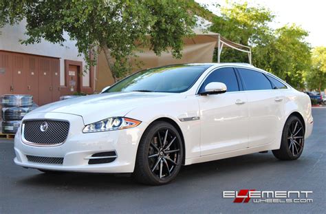 Lexani CSS10 Black Milled Wheels 2012 Jaguar XJL w/ Specs | Element Wheels