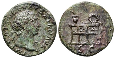 NumisBids Roma Numismatics Ltd E Sale 26 Lot 734 Trajan Æ Semis