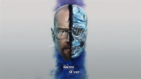 Wallpaper Blue Walter White Skull Breaking Bad Tv Clothing Head