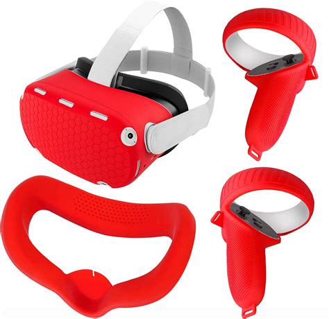 Hanpusen In Silicone Cover Set For Oculus Quest Accessories