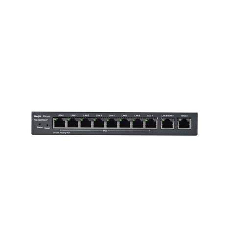 Rg Eg210g P Reyee 10 Port Gigabit Cloud Managed Poe Router Ruijie Reyee