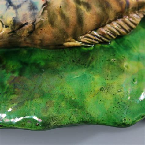 Alfred Renoleau Palissy Majolica Fish Wall Plaque For Sale At Stdibs