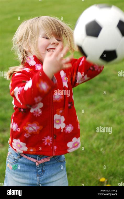 Child playing soccer Stock Photo - Alamy