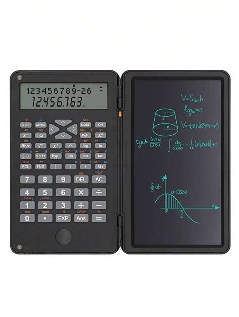 Calculatrice scientifique portable avec tablette d écriture et stylet