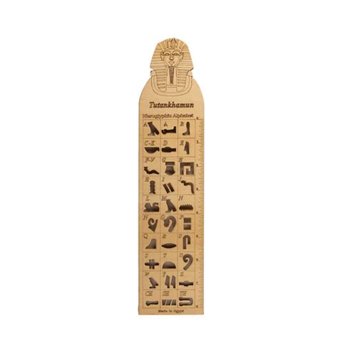 King Tut Wooden Hieroglyphic Stencilruler Jsr Direct Wholesale