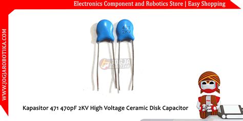 Jual Kapasitor Pf Kv High Voltage Ceramic Disk Capacitor