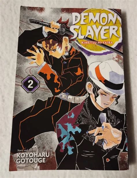 DEMON SLAYER KIMETSU No Yaiba Manga Volume 2 Koyoharu Gotouge 2021