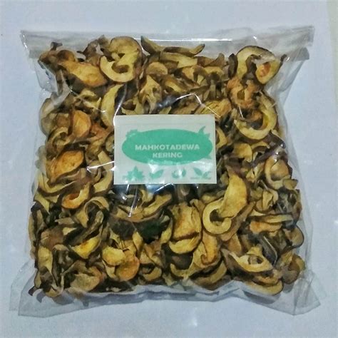 Mahkota Dewa Kering 100gr Herbal Mahkotadewa Rajangan 100gr Lazada