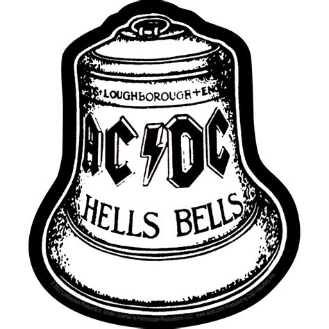 AC/DC Hells Bells 4.1"x5" Sticker