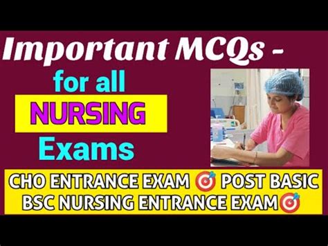 CHO And Post Basic Bsc Nursing Entrance Exam Question Paper II Nursing