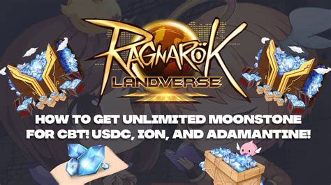 How To Get Unlimited Moonstone For Cbt Ragnarok Landverse Youtube